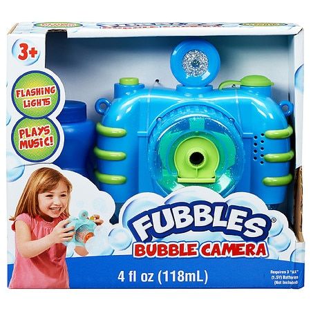 Photo 1 of Fubbles Bubble Camera with Shutter Sound, Fun Lights and Music, Pink 