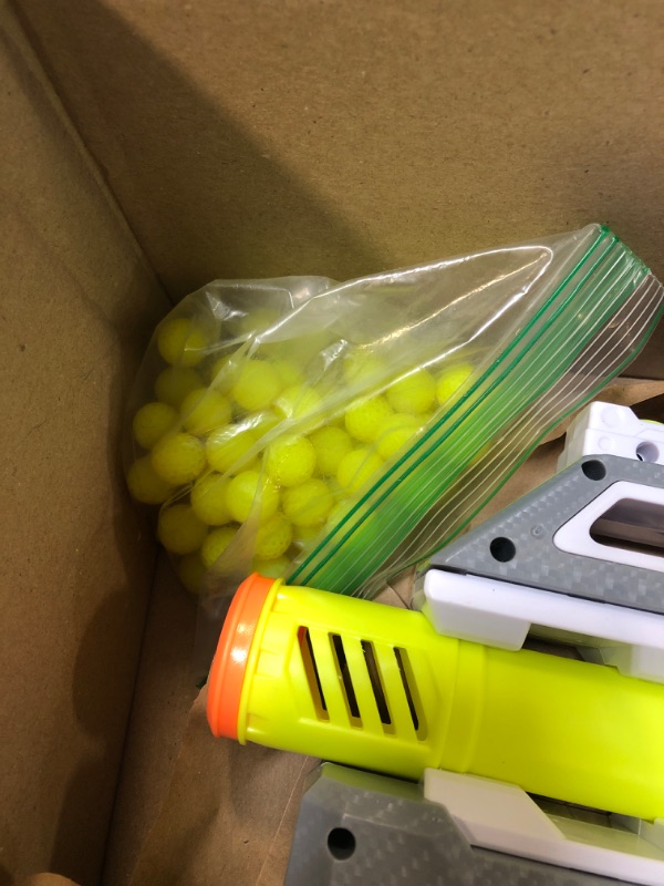 Photo 1 of NERF Hyper Mach-100 Fully Motorized Blaster, 80 Hyper Rounds, Eyewear, Up to 110 FPS Velocity, Easy Reload, Holds Up to 100 Rounds Frustration Free