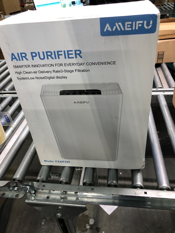 Photo 2 of AMEIFU Air Purifiers for Home Large Room up to 1740ft² with Washable Fliter Cover, Hepa Air Purifiers, H13 True HEPA Air Filter for Wildfires, Pets Hair, Dander, Smoke, Pollen, 3 Fan Speeds, 5 Timer, Sleep Mode 15DB Air Cleaner