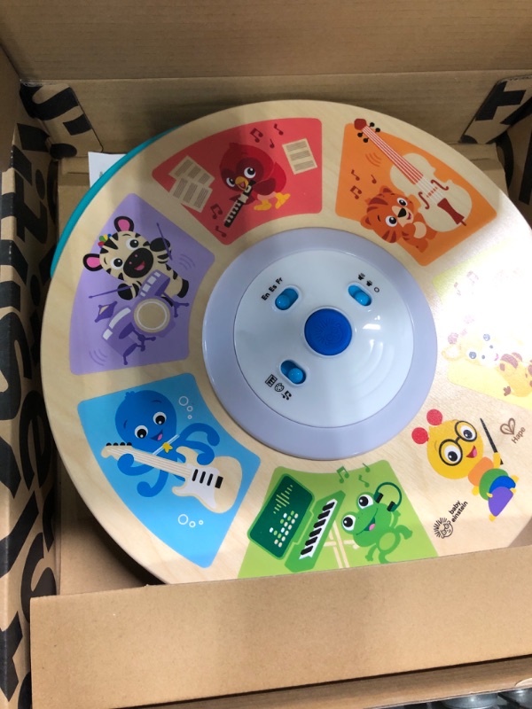 Photo 3 of Baby Einstein Cal's Smart Sounds Symphony Magic Touch Wooden Electronic Activity Toy, Ages 6 Months + Cal's Take-Along Symphony