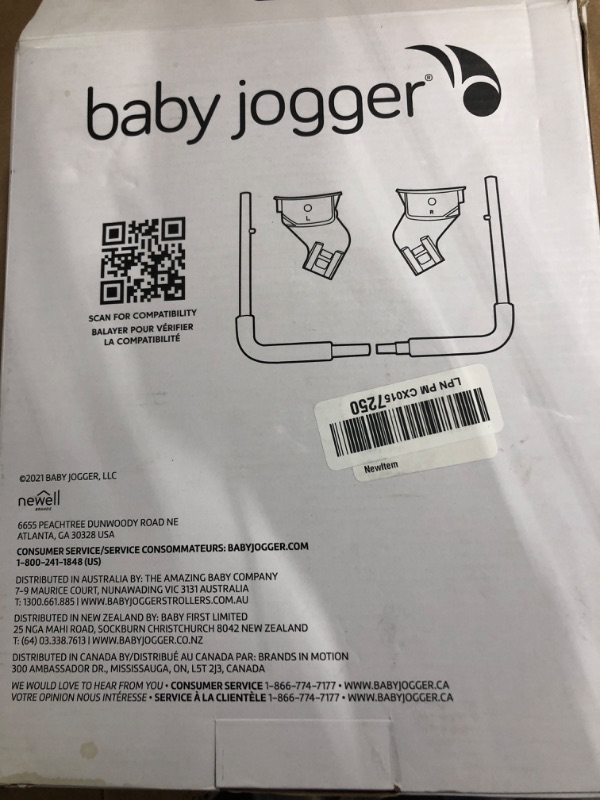 Photo 2 of Baby Jogger City Mini GT2 Car Seat Adapter - Britax