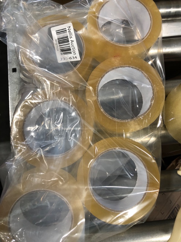 Photo 1 of Awepackage Clear Packing Tape 2 in 110 Yards 2Mil Thickness Carton Sealing Tape (6)