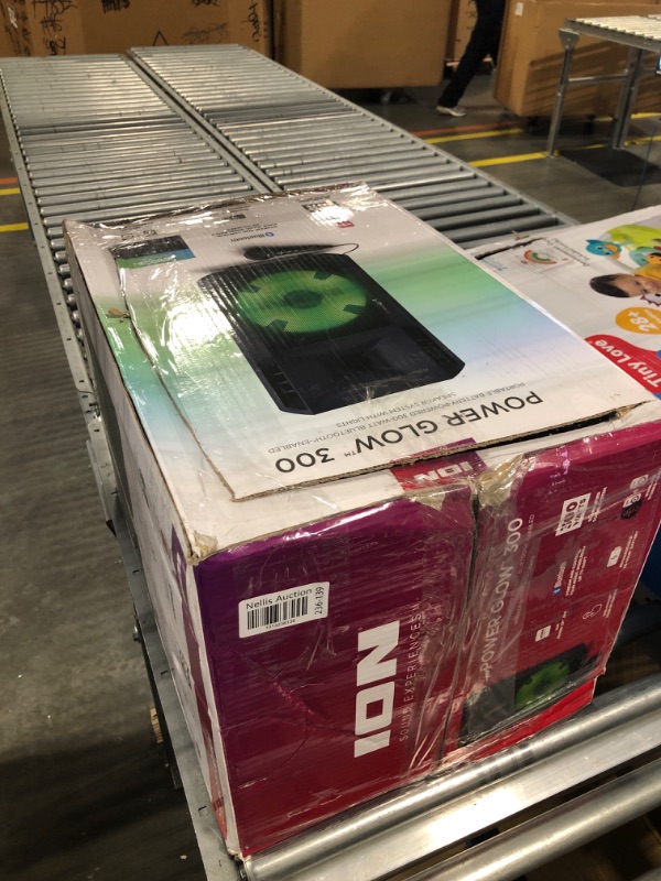 Photo 1 of Power Glow 300 Battery Powered Bluetooth Speaker System with Lights