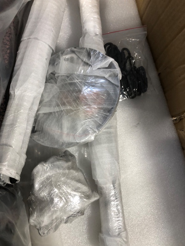 Photo 1 of SARUDIIR 53 Inch Large Farmhouse Wagon Wheel Chandelier, 28-Light Rustic Round Hanging Light Fixture for High Ceilings Dining Room, Living Room, Entryway, Rust Color and Black Rust Color and Black, 53 Inch 28-Lights