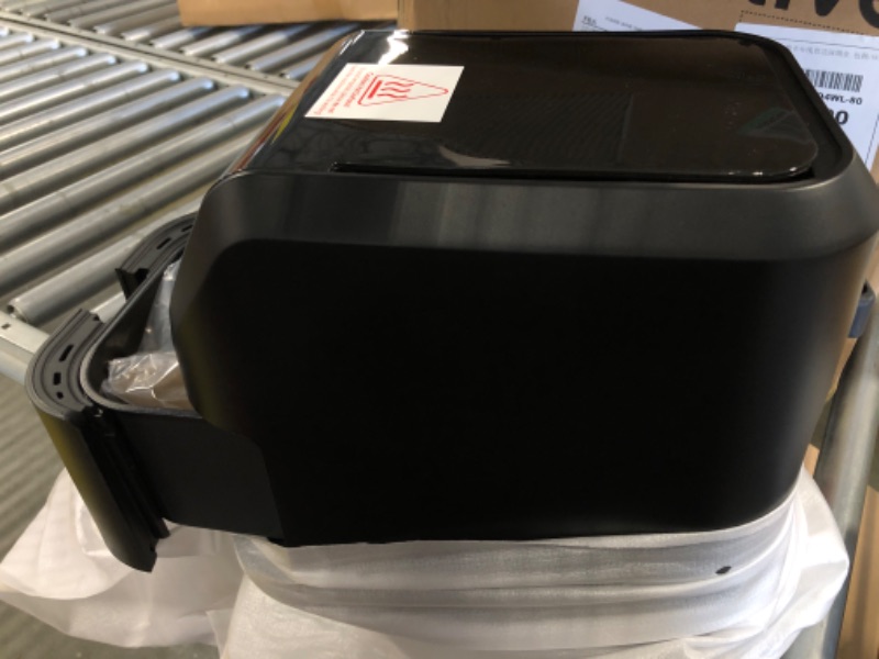 Photo 1 of Air Fryer 5.3 QT, 8-in-1 Compact Hot Air Fryers, Electric Oilless Small Airfryer with Digital LCD Touch Screen, Non-Stick Basket, Recipe Book and Disposable Paper Liners, Gift for Mom Women Wife