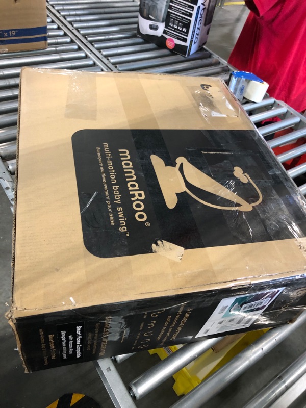 Photo 1 of 4moms MamaRoo Multi-Motion Baby Swing, Bluetooth Baby Swing with 5 Unique Motions, Black