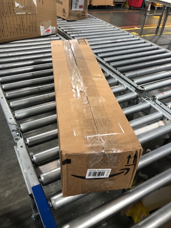 Photo 2 of FEOMOS Frosted Reeded Glass Film, Window Privacy Film, Decorative Window Decals, 3D Glass Stickers for Window Door Cabinet Non Adhesive 23.6 x 78.7 inches