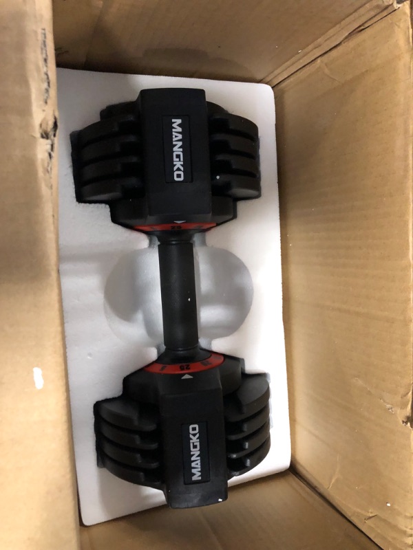 Photo 3 of Adjustable Dumbbells 25LB Single Dumbbell Weights, 5 in 1 Free Weights Dumbbell with Anti-Slip Metal Handle, Suitable for Home Gym Exercise Equipment