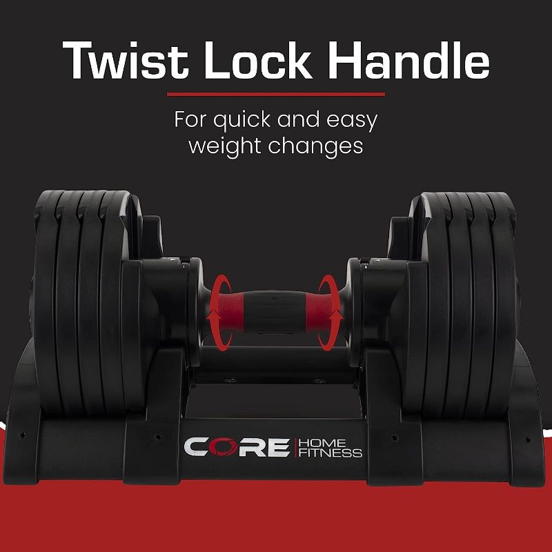 Photo 1 of Adjustable Dumbbell 25LB 5 In 1 Single Dumbbell for Men and Women Multiweight Options Dumbbell with Anti-Slip Nylon Handle Fast Adjust Weight for Home Gym Full Body Workout Fitness 25LB?1pc?