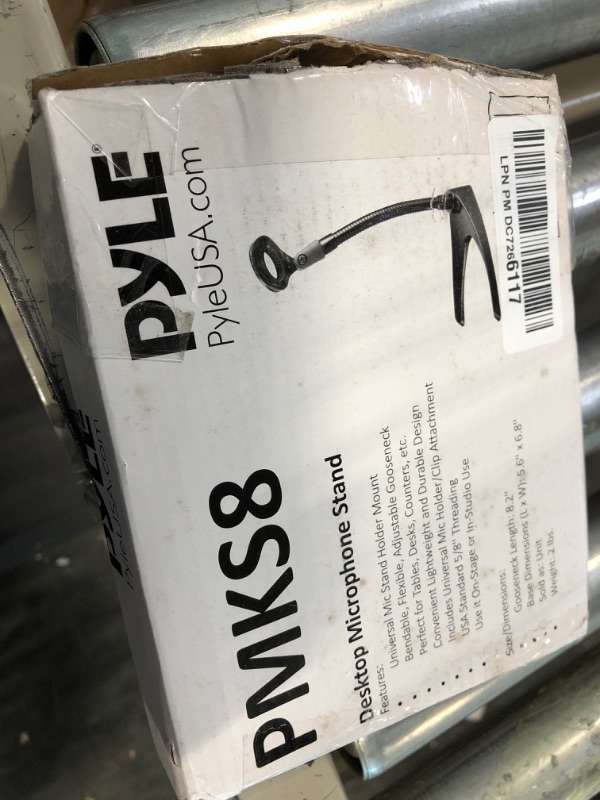 Photo 1 of Pyle Pro U-Base Gooseneck Desktop Microphone Stand