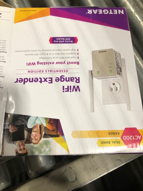 Photo 3 of NETGEAR Wi-Fi Range Extender EX6120 - Coverage Up to 1500 Sq Ft and 25 Devices with AC1200 Dual Band Wireless Signal Booster & Repeater (Up to 1200Mbps Speed), and Compact Wall Plug Design WiFi Extender AC1200