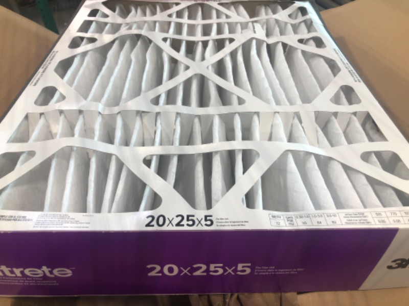 Photo 2 of 3M Filtrete Ultra Allergen Healthy Living Deep Pleat Furnace Filter