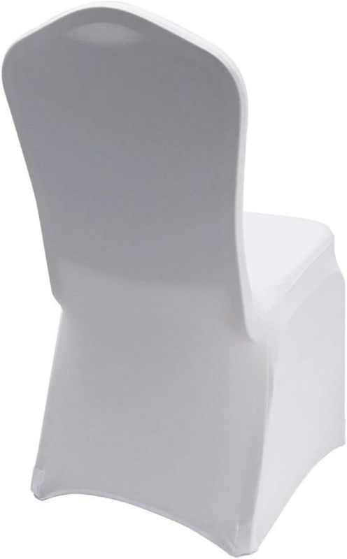 Photo 1 of 5 Pcs White Stretch Spandex Chair Covers Wedding Universal .