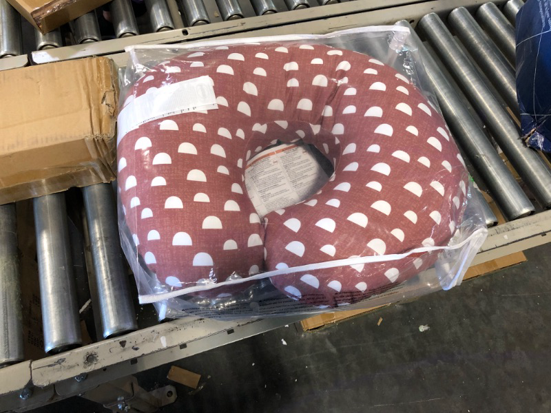 Photo 1 of Boppy Nursing Pillow Original Support, Clay Pebbles, Ergonomic Nursing Essentials for Bottle and Breastfeeding, Firm Hypoallergenic Fiber Fill, with Removable Nursing Pillow Cover, Machine Washable