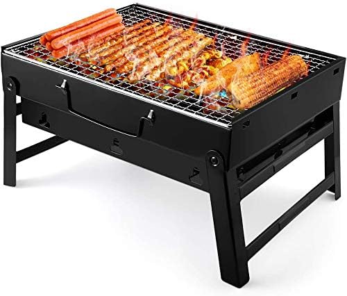 Photo 1 of 
DAKEUS Charcoal Grill Barbecue Portable BBQ - Stainless Steel Folding Grill Tabletop Outdoor Smoker BBQ for Picnic Garden Terrace Camping Travel
PORTABLE FOLDING GRILL FOR SAVING YOUR LOCATION: the barbecue oven not only has foldable legs, but also is sm