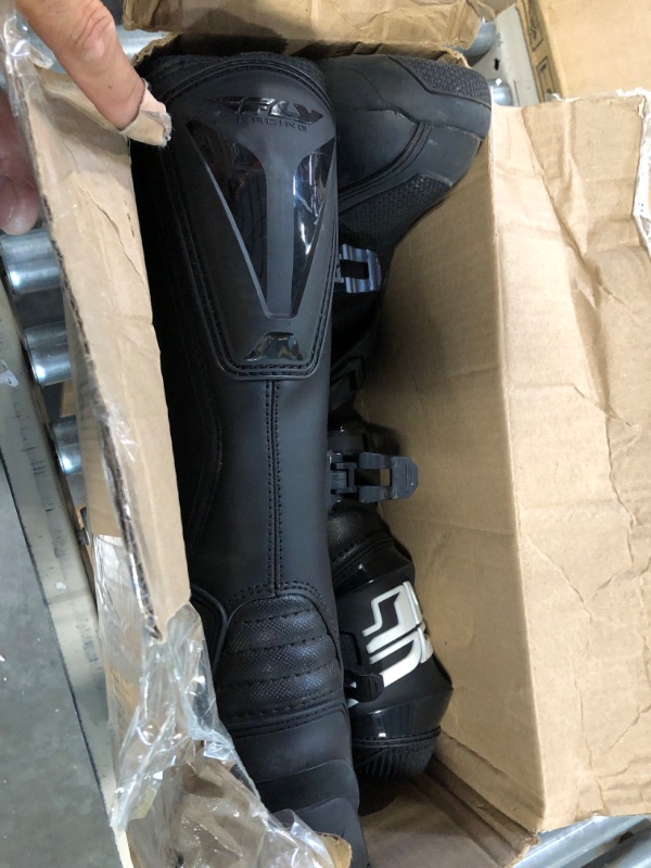Photo 3 of FLY Racing Adult Maverik Motocross Boots (Black, US 10)