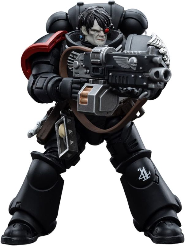 Photo 1 of JoyToy 1/18 Warhammer 40,000 Action Figure Raven Guard Intercessors Brother Nax Collection Model(4.7Inch)
