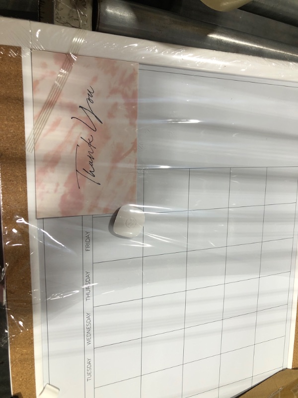 Photo 1 of U Brands PINIT Magnetic Dry Erase Board, 16 x 20 Inches, White Frame (428U00-01) 20'' x 16'' White