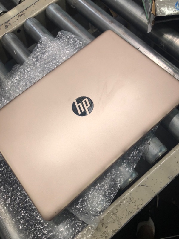 Photo 3 of ***NEEDS NEW BACKLIGHT 
HP 2022 15.6" FHD Business Laptop, AMD Ryzen 5-5625U Processor, 8GB RAM, 256GB PCIe SSD, AMD Radeon Graphics, HD Webcam, HDMI, Bluetooth, Wi-fi, Win 11, Gold, 32GB SnowBell USB Card 8GB | 256GB PCIe SSD Rose Gold