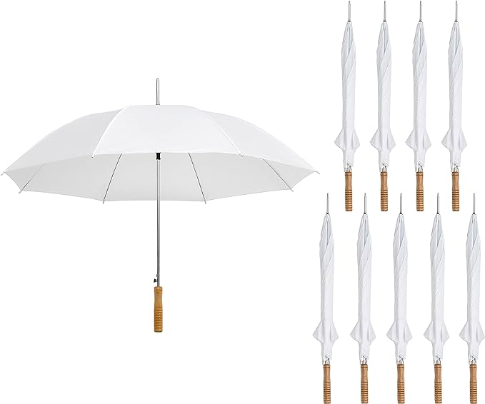 Photo 1 of 
Anderson Umbrella Wedding Umbrella - Manual Open - 10 Pack (White)