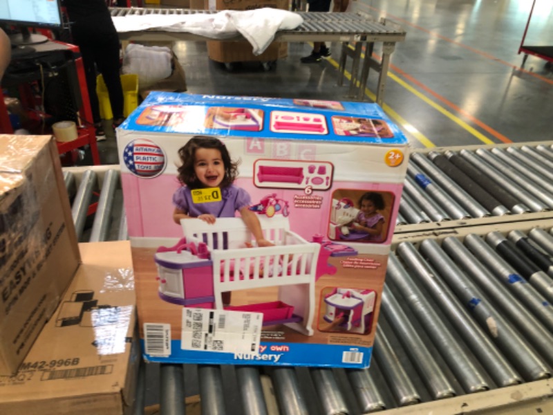 Photo 1 of American Plastic Toys Kids’ My Very Own Nursery Baby Doll Playset, Made in USA, Doll Furniture, Crib, Feeding Station, Learn to Nurture and Care, Durable and BPA-Free Plastic, for Children Ages 2+