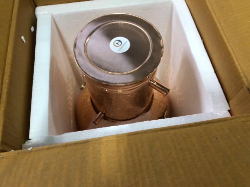 Photo 1 of 5 Litres Pure Copper Alembic Still for whiskey, moonshine, essential oils by Copperholic