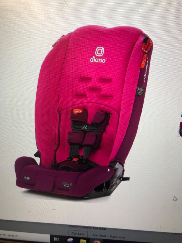 Photo 1 of Diono Radian 3R, 3-in-1 Convertible Car Seat, Rear Facing & Forward Facing, 10 Years 1 Car Seat, Slim Fit 3 Across, Pink Blossom
Visit the Diono Store

