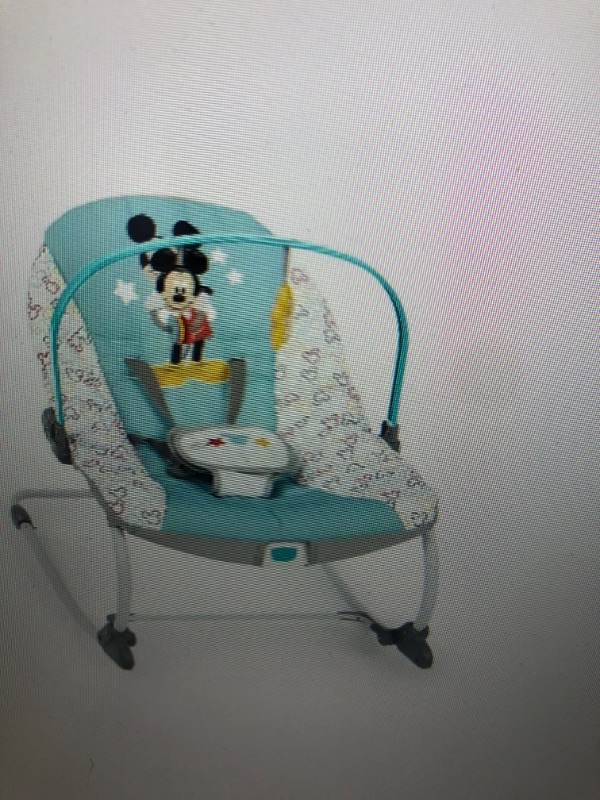 Photo 1 of Disney Baby Mickey Mouse 2-in-1 Vibrating Baby Rocker Chair by Bright Starts