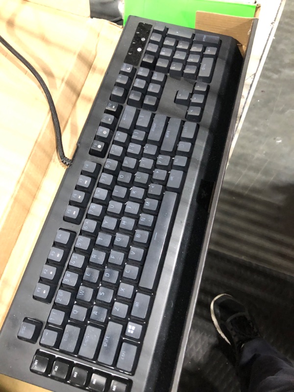 Photo 1 of Razer BlackWidow V4 X - Mechanical Gaming Keyboard: Green Switches Tactile & Clicky - 6 Dedicated Macro Keys - Chroma RGB - Doubleshot ABS Keycaps - Media Controls - Sound Dampening & Stabilizers BlackWidow V4 X Green Switches - Tactile & Clicky