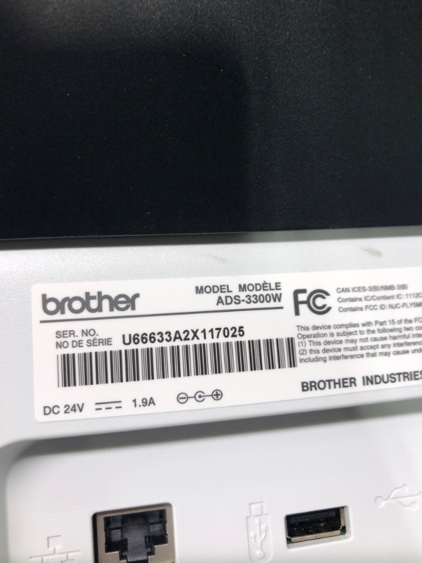 Photo 1 of Brother ADS-3300W Wireless, High-Speed Desktop Scanner | 2.8-inch Touchscreen | Scans Up to 40ppm1