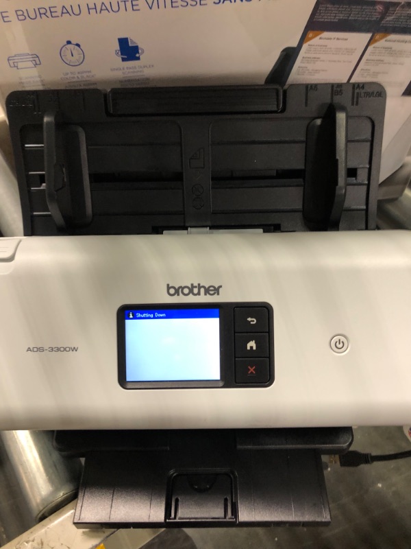 Photo 1 of Brother ADS-3300W Wireless, High-Speed Desktop Scanner | 2.8-inch Touchscreen | Scans Up to 40ppm1