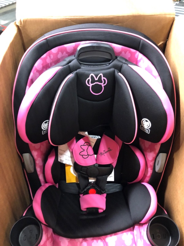 Photo 3 of Disney Baby Grow and Go All-in-One Convertible Car Seat, Rear-facing 5-40 pounds, Forward-facing 22-65 pounds, and Belt-positioning booster 40-100 pounds, Simply Minnie