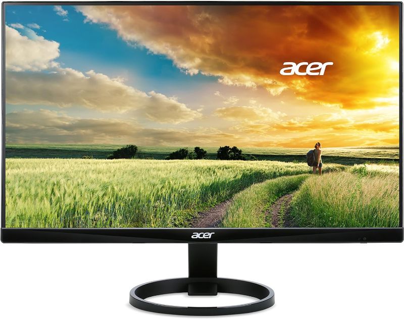 Photo 1 of Acer R242Y Ayi 23.8" Full HD (1920 x 1080) VA Monitor | AMD FreeSync Technology | Ultra-Thin | Edge-to-Edge | Zero-Frame | 1ms VRB | 75Hz | HDMI & VGA ports Monitor only 23.8-inch