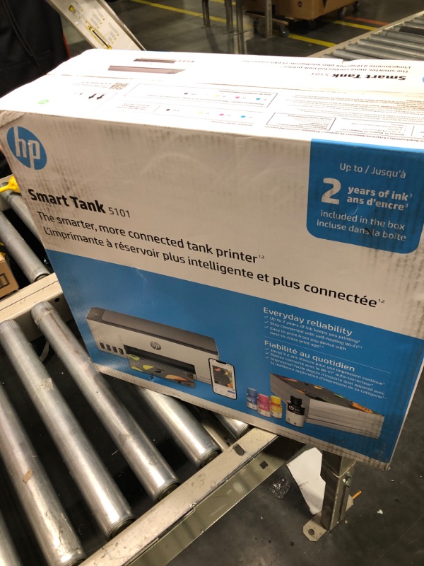 Photo 2 of HP Smart-Tank 5101 Wireless All-in-One Ink-Tank Printer with up to 2 Years of Ink Included (1F3Y0A),White