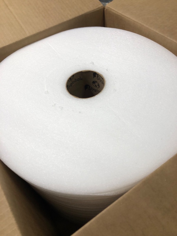 Photo 3 of Uboxes Foam Wrap Roll 320' x 12 Wide 1/16 Thick Cushion - 12 Perforation, White, FOAM11622512 320 Feet