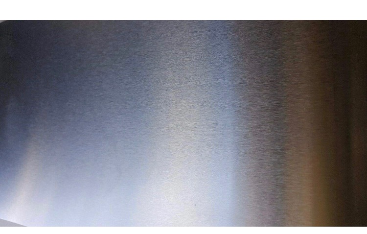 Photo 1 of 14 Gauge Stainless Steel #4 Brushed 304 Sheet Plate 12" x 12"