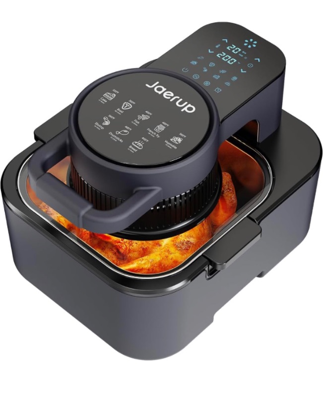 Photo 1 of Air Fryer, 1750W 8Qt Visualized Airfryer with Non-stick and Dishwasher-Safe Basket, Healthy Cooking 85% Oil Less, 6-in-1 Low-noise Airfryer that Roast, Bake, Broil, Dehydrate, Reheat