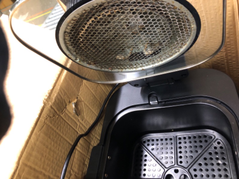 Photo 1 of Air Fryer, 1750W 8Qt Visualized Airfryer with Non-stick and Dishwasher-Safe Basket, Healthy Cooking 85% Oil Less, 6-in-1 Low-noise Airfryer that Roast, Bake, Broil, Dehydrate, Reheat