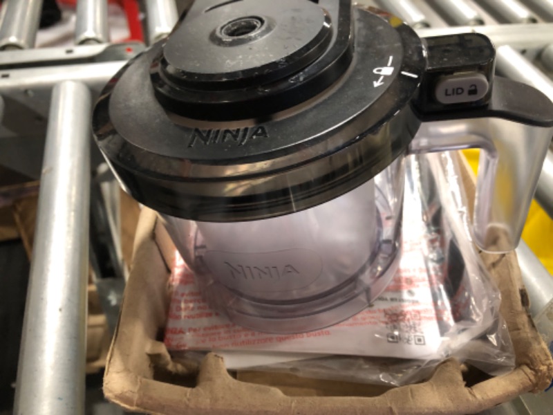 Photo 1 of Ninja NC299AMZ CREAMi Ice Cream Maker, for Gelato, Mix-ins, Milkshakes, Sorbet, Smoothie Bowls & More, 7 One-Touch Programs, with (1) Pint Container & Lid, Compact Size, Perfect for Kids, Matte Black 1 Pint + Lid