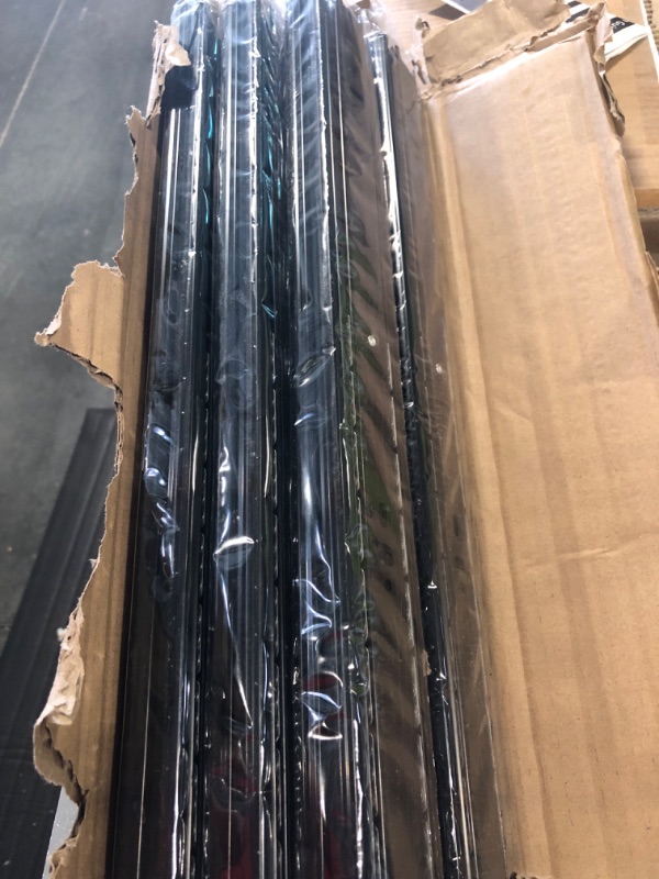 Photo 1 of 6 Pairs of 22 Inch Hardware 3-Section Full Extension Ball Bearing Side Mount Black Drawer Slides,100 LB Capacity Drawer Slide 22 Inch Black