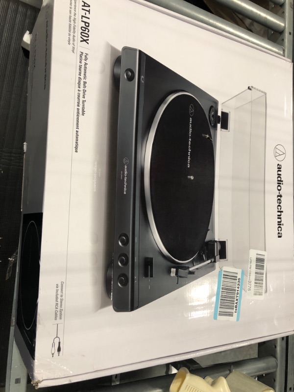 Photo 2 of Audio-Technica AT-LP60X-BK Fully Automatic Belt-Drive Stereo Turntable, Black