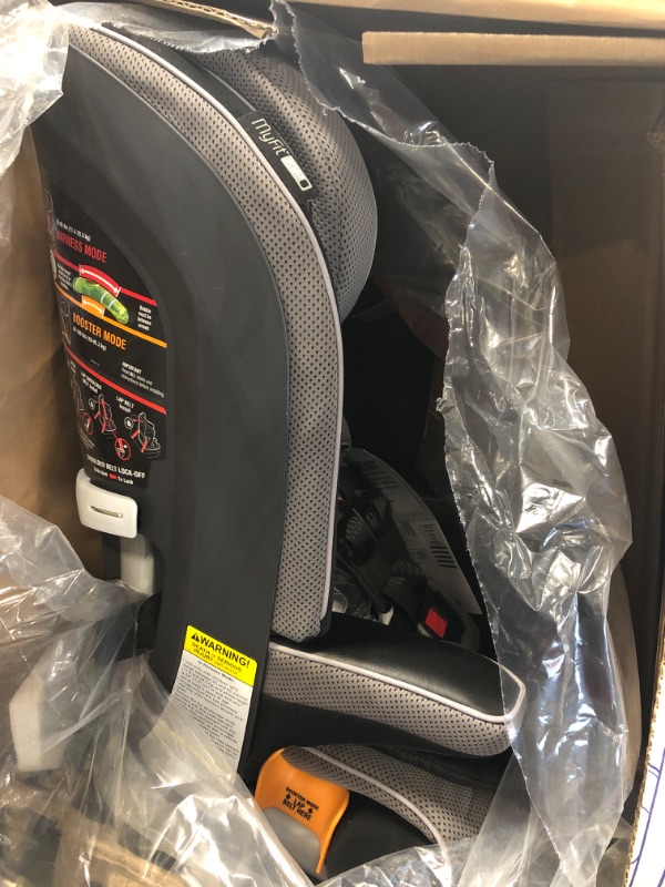 Photo 3 of Chicco MyFit Zip Harness + Booster Car Seat - Nightfall, Black Nightfall MyFit with Zip and Wash Fabric Harness&Booster Car Seat