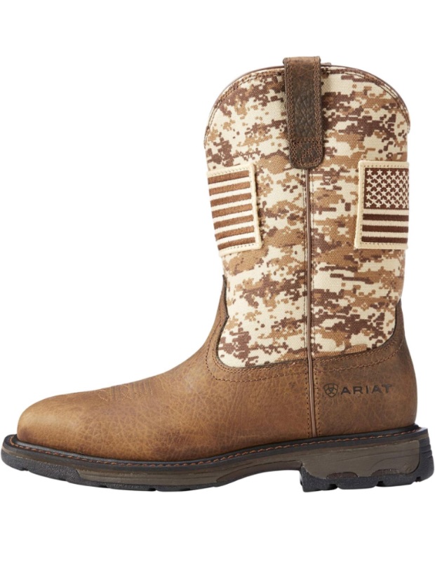 Photo 2 of Ariat Men's Workhog Patriot Steel Toe Work Boot