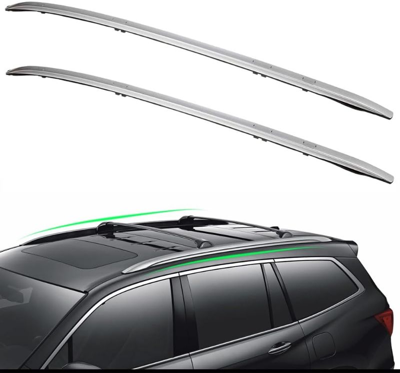 Photo 1 of TINJO Roof Rack Cross Bar Compatible with 2017 2018 2019 2020 2021 2022 Honda CRV CR-V Side Rail, Aluminum Roof Rails Cross Bars Replacement for Rooftop Luggage Racks Cargo Carrier Canoe Kayak Bike