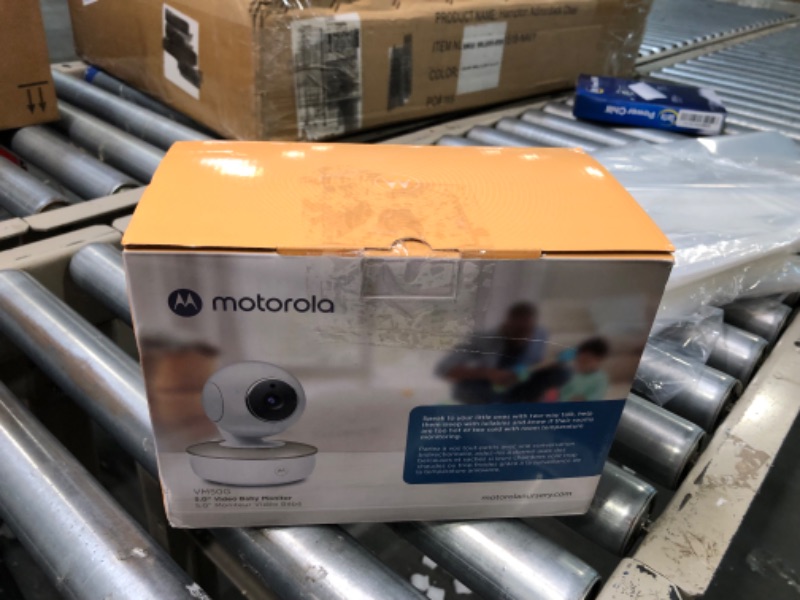 Photo 2 of Motorola Baby Monitor VM36XL - Indoor Video with Camera, 480x272p, 1000ft Range, 2.4 GHz Wireless 5" Screen, 2-Way Audio, Remote Pan, Tilt, Zoom, Room Temperature Sensor, Lullabies, Night Vision