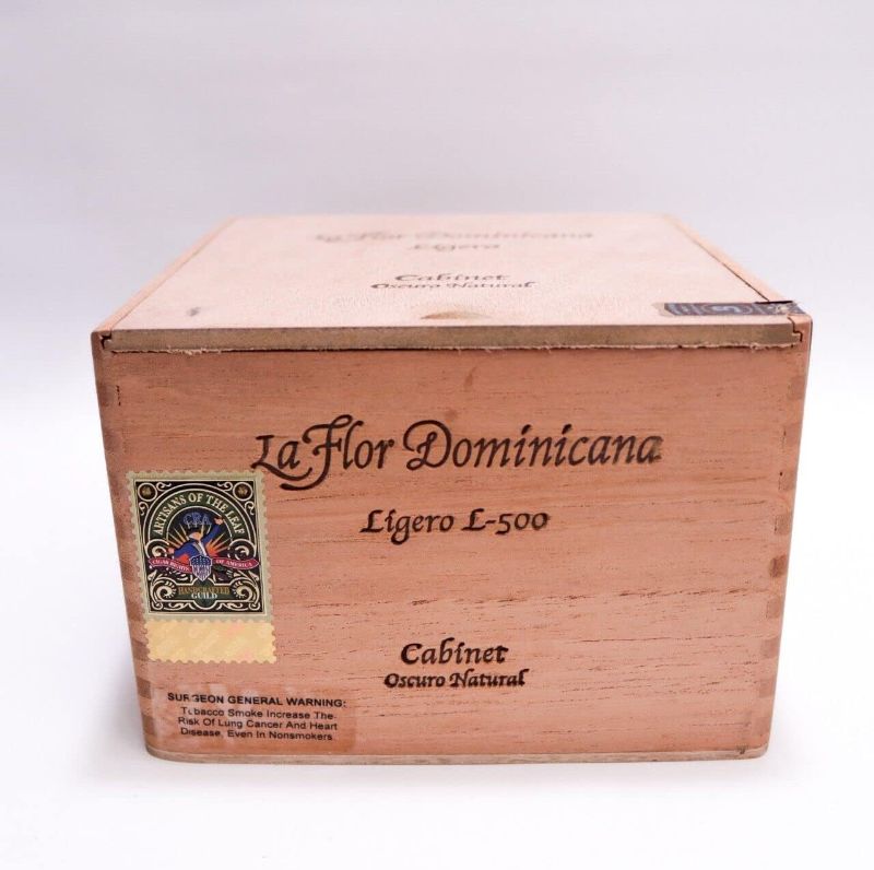 Photo 1 of 
LFD | Ligero L-500 Oscuro Natural Wood Cigar Box Empty - 6.5" x 6.25" x 4.5"