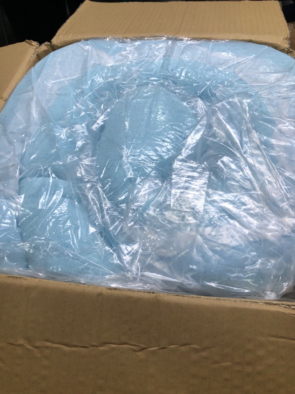 Photo 1 of Lucid 3 Inch Mattress Topper FULL - Gel Infused Memory Foam – Memory Foam Mattress Topper Queen – Ventilated Design – CertiPur Certified Queen 3 Inch Topper Only