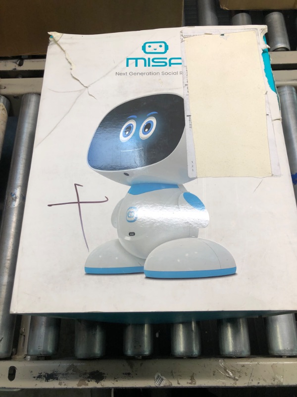 Photo 2 of Misa Blue Next Generation KidSafe Certified Programmable Family Robot, Multi Function Smart Home Educational Walking Robot Toy, STEM Smart Learning Companion, Multilingual Personal Assistant, Gift