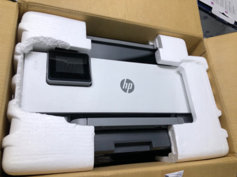 Photo 3 of HP OfficeJet Pro 9015e Wireless Color All-in-One Printer with bonus 6 months Instant ink with HP+ (1G5L3A),Gray