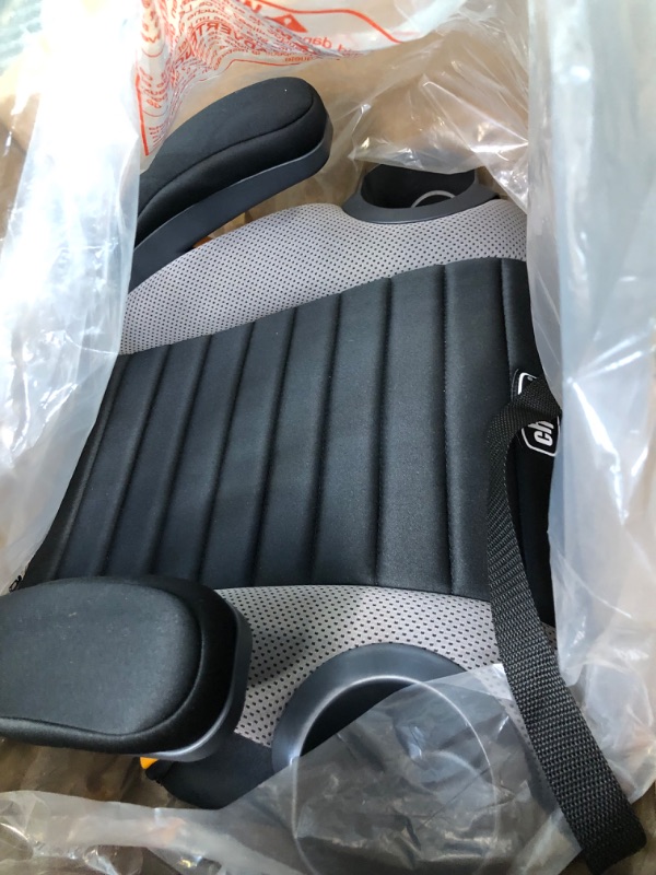 Photo 1 of Chicco GoFit Backless Booster Car Seat, Travel Booster Seat for Car, Portable Car Booster Seat for children 40-110 lbs. | Shark/Black/Grey Shark GoFit